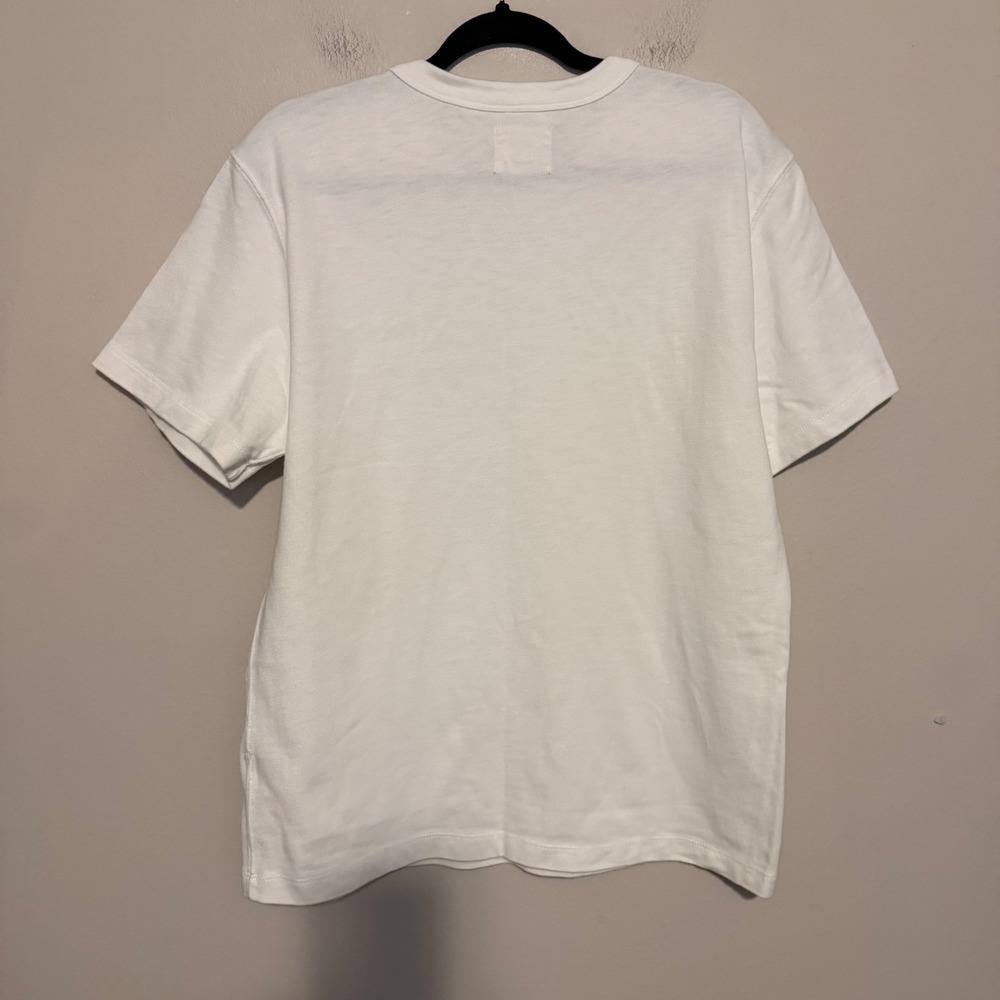 Buck Mason Field Spec Cotton Heavy Tee L White Crew Neck T Shirt casual classic - Picture 4 of 4